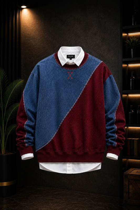 X Premium Contrast Panel T-Shirt