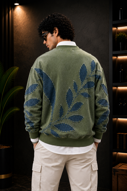 X Premium Botanical Denim T-Shirt